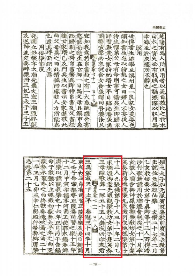 고려사 권71 지25, 악2, 용속악절도 이미지