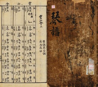 국립국악원, 琴譜(금보) [著者未詳], 1651, 1면, 71면