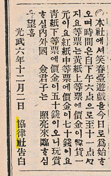 국립중앙도서관, 『제국신문』 기사, 1902.12.04.